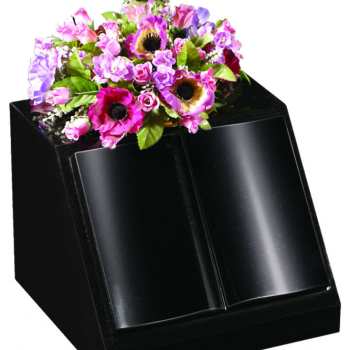 Black Book Vase