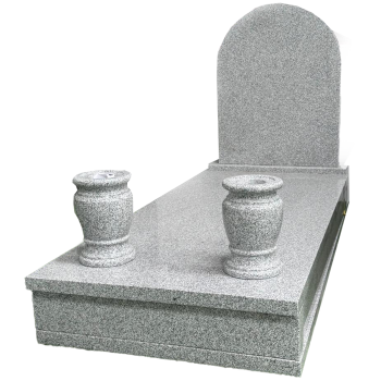 Kerbset memorial headstone
