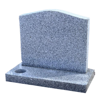 Saddle top memorial headstone