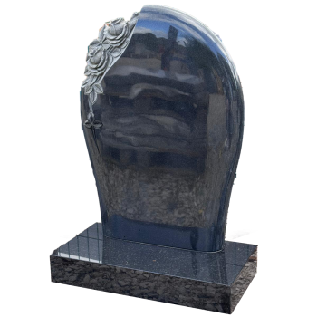 The Symphony rose carved memorial headstone